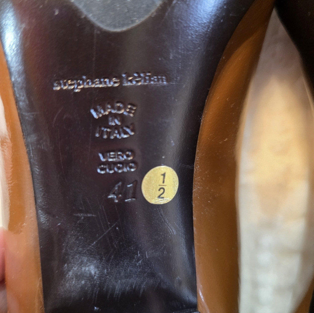 Stéphane Kelian Paris Woven Cap Toe Heels - Vintage Luxury - Picture 6 of 6